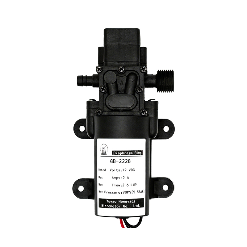 GB-2228 Enkeltgjenget høytrykksvannmembranpumpe med utløp på høyre side